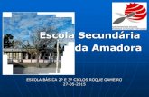 Escola Secundária da Amadora - aepap.edu.ptaepap.edu.pt/site/images/documentos/noticias/divulgacao_roque... · Tronco comum: Português Educação Física Língua estrangeira Filosofia