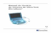 Manual do Usuário do Sistema de Ultra-Som MicroMaxx · Aplicação do princípio ALARA .....244 Controles diretos ...