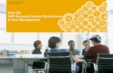 Kick Off SAP SuccessFactors Performance & Goal Management · O modelo do Plano de Metas pode ser ajustado para definir: • as categorias que as metas ... • Haverá etapa de Auto