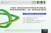 CEI-MAGISTRATURA FEDERAL 4 EDI‡ƒO .pg. 3 1 RODADA - 01/04/2017 CEIF2 EA FIA EGUNDA FAE PROFESSORES