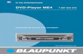 DVD-Player ME4 7 607 004 575 - blaupunkt.com · imagem durante a leitura. 8 SUBTITLE, mudar entre as le-gendas disponíveis no DVD. 9 AUDIO, mudar entre as pistas sonoras disponíveis