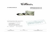 COMANDO AB600A5010 FC600A5010 - efka.net · IEC/EN 60204-31 Equipamento eléctrico de máquinas industriais: Requerimentos específicos para máquinas de costura industriais, unidades