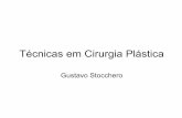 Gustavo Stocchero - Hospital Universitário - HU/USP · Técnicas em Cirurgia Plástica Gustavo Stocchero "Cirurgia da pele e de todo seu conteúdo" Ruptura (incisão) Falta de tecidos