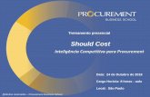 Should Cost - pbschool.com.br · 3 • Procurement Business School é a mais completa instituição no mercado brasileiro totalmente orientada para treinamento e desenvolvimento de