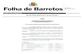 PODER XECUTIVO Barret 1 gost 2018 Folha de Barretos · Folha de Barretos PODER EXECUTIVO Barret 1 gost 2018 3 Edital de Desclassificação Processo Seletivo Externo SME n°. 001/2017.