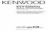 TELEVISOR COM RECEPTOR DVD KVT-920DVDmanual.kenwood.com/files/B64-2031-20.pdfassegurar-se de que está usando cabos especiais automotivos ou outros com uma área de 0,75 mm2 (AWG18)