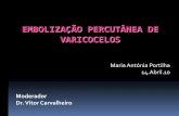 EMBOLIZAÇÃO PERCUTÂNEA DE VARICOCELOSclinicauniversitariaradiologia.pt/tematica/2010 Embolização... · Hidronefrose acentuada Hepatomegalia Obstrução da veia cava inferior