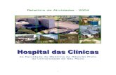 Relatório de Atividades - 2004 - site.hcrp.usp.br · Centro Regional de Hemoterapia Dimas Tadeu Covas . 6 H CFMR P -US ampus ... o atendimento avançado, de qualidade e harmonicamente
