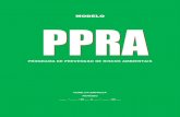 Modelo de PPRA - PPRA ONLINE de PPRA - PPRA... · ANTECIPAÇÃO DE RISCOS Este PPRA foi elaborado baseado nas informações fornecidas pelos ... • Programa de Prevenção de Riscos