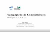 Programação de Computadores - Luis Martílmarti.com/wp-content/uploads/2015/12/slides_05... · 2015-12-08 · • O programa deve ser escrito utilizando um editor de código, como