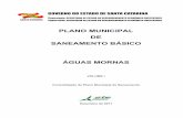 PLANO MUNICIPAL DE SANEAMENTO BÁSICO ÁGUAS … I/VOLUME I - AGUAS MORNAS... · SIG – Sistema de Informação ... Estimativa de volumes de resíduos domiciliares para destinação