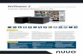 NE-4160 NE-4080 NVRmini 2 Standalone com Linux Embebido · das empresas, bem como para pequenas e médias empresas. Sobre a NUUO Suporta 49 marcas de câmaras IP e 1330 modelos AG