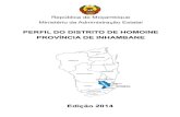 PERFIL DO DISTRITO DE HOMOINE PROVÍNCIA DE …maefp.gov.mz/wp-content/uploads/2017/04/Homoine.pdf · 2017-04-21 · quanzensis) e uma mancha de mecrusse (Androstachys johnsonii),