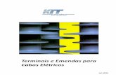 Terminais e Emendas para Cabos Elétricos · torquimétricos, emendas para cabos de baixa e média tensão e possuilaboratórios dealta ... sem necessidade de alicates para compressão.