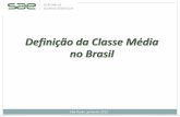 Definição da Classe Média no Brasil - cmicro.fgv.brcmicro.fgv.br/sites/cmicro.fgv.br/files/file/Apresentação SAE.pdf · Polarização direta na renda Entorno da mediana (metade