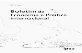 Boletim de Economia e Política Internacionalrepositorio.unb.br/bitstream/10482/31890/1/ARTIGO_ForunsAltoNivel.pdf · Número 8 ipea Out.|Dez. 2011 Dinte Boletim de Economia e Política