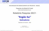 Pesquisa de Maturidade Brasil - Relatório 2006 se tratando de maturidade organizacional em gestão de projetos, pode-se dizer que a Região Sul figura bem dentro da média nacional,