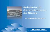 Relatório de Gerenciamento de riscos - Banrisul - Relações ...ri.banrisul.com.br/arquivos/Banrisul_RelatorioRiscos_1T...Relatório de Gerenciamento de Riscos 4 INTRODUÇÃO O Banco