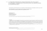 Artigo Simultaneidade de comportamentos de risco para ...scielo.iec.gov.br/pdf/ess/v26n3/2237-9622-ess-26-03-00443.pdf · Rosália Garcia Neves – Rua Santa Cruz, no 1740, apto.
