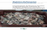 Caracterização de Resíduos Gerados no Beneficiamento ... · ao beneficiamento do pescado, motivado, principalmente, pela expansão da produção aquícola e crescente demanda por