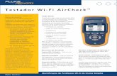 Testador Wi-Fi AirCheck - wetalkit.com.br · Configurações de Controle de Acesso Determine rapidamente quais pontos de acesso são conhecidos ou não, configurando o status de autorização