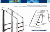 Escadas, saídas, corrimãos, elevadores hidráulicos e ... · O fabrico de escadas em aço inoxidável – de acordo com a qualidade desejada pelo nosso cliente, com AISI-304 ou