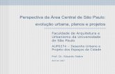 Perspectiva da Área Central de São Paulo: evolução urbana ... · consolida como cidade industrial e o ... FAUUSP – AUP0274 – Desenho Urbano e Projeto do Espaço das Cidades