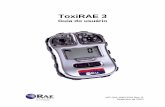ToxiRAE 3 Guia do usuário - raesystems.com · Como acessar o modo de programação ... 11. Teste de resposta e calibração do ToxiRAE 3 ... Modo de diagnóstico ...