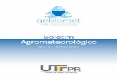 Boletim Agrometeorológico - climautfpr.com.brclimautfpr.com.br/wp-content/uploads/2015/02/Boletim-GEBIOMET... · (GEBIOMET), da Universidade Tecnológica Federal do Paraná - Campus