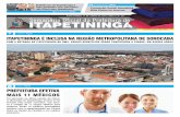 Semanário Oficial da Prefeitura de ITAPETININGAsemanario.itapetininga.sp.gov.br/wp-content/uploads/2017/06/... · ITAPETININGA, 11 DE JUNHO DE 2016 | ANO X | Nº 537 Prefeituras