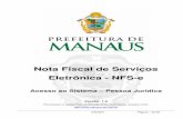 Nota Fiscal de Serviços Eletrônica - NFS-enfse.manaus.am.gov.br/MA0101/arquivos/ManualAcessoPessoaJuridica.pdf · Exemplo: serviço constante ao Decreto n. 9.139, ... Redução
