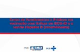Curso de Fundamentos e Práticas em vacinação com ênfase em ...homologa.suvisa.ba.gov.br/sites/default/files/CURSOBCG-ID2012.pdf · vacina Hepatite B (recombinante) Coordenação