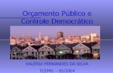 Orçamento Público e Controle Democrático - Receita Federal · POR SEUS ATOS. Prof. Célia Maria Silva Carvalho. ... 1 2 3. IMPOSTOS TAXAS. CONTRIBUIÇÃO. DE MELHORIA. Independe