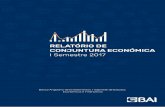 Relatório de Conjuntura Económica - bancobai.ao · previsão de crescimento em 2018 (3,5% ... no primeiro semestre do ano, 6,24% em ... melhorias ao passar de 0,1% em Junho de 2016