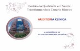 AUDITORIA CL ÍNICA - Hospital Vila da Serra - Instituto ...hospitalviladaserra.com.br/pdfs/simposiohvs/AuditoriaClinica.pdf · •Auditoria é em um exame cuidadoso e sistemático