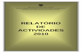 RELATÓRIO DE ACTIVIDADES 2010 - azores.gov.pt · Organização do ano lectivo de 2010/2011 19 ... o ensino profissional previstas no Plano de Actividades, ... de Actividades 2010