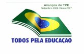 Avanços do TPE - faneesp.edu.br · (97% de matrículas), apenas 52% desses alunos conseguiram concluí-lo ... Cemat, Celpa, Bragantina e outras Divulgação em 5 milhões de contas