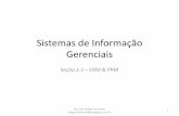 Sistemas de Informação Gerenciais - Prof. Diego Fernandesdiegofernandes.weebly.com/uploads/2/0/2/9/2029053/aula_08_-_crm_e... · –Direcionado para ferramentas de automoção da