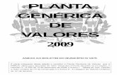 Planta Genérica Valores 2009 - Prefeitura de São José ...servicos.sjc.sp.gov.br/saj/downloads/legislacao/D13.395_anexos.pdf · Planta Genérica de Valores 2009 Anexo ao Boletim