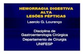 Laercio G. Lourenço Disciplina de Gastroenterologia ... · FalhaFalha ddoo tratamento tratamento endoscópicoendoscópico porpor 2 vezesvezes consecutivas ComplicaçõesComplicações