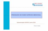 PRODUÇÃO DE ÓXIDO NITROSO MEDICINAL Nitroso medicinal [Modo de... · FLUXOGRAMA PRODUÇÃO MELTER CONDENSADOR REATOR PRÉ-LAVAGEM TORRES DE PURIFICAÇÃO GASÔMETRO ... - Tanque