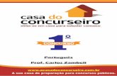 Português Prof. Carlos Zambeli ·  Sumário Aula Conteúdo Página 01 Acentuação Gráfica e Fonética 9 02 Formação de palavras e Ortografia 21