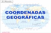 COORDENADAS GEOGRÁFICAS - colegiosaopaulobh.com.br · Esta é uma forma de representação que ajuda a localização de pontos na superfície terrestre, chamada de COORDENADAS GEOGRÁFICAS.