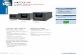 UPS Monofásica Proteção prática e económica de 600 a 2000 VA · LAN/ADSL contra o risco de sobretensão ... 6 x IEC 320 (C13)(1) BATERIAS Tipo Chumbo-ácido seladas, ... 16 Catalogo