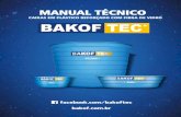 Manual 006021 bakof - Bakof Tec - A melhor caixa d'água ... · resistência, revestimento com gel especial, proteção ... 3- VOLUMES – os produtos em Fibra de Vidro são criados