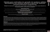 Modelo para estimativa da geração de resíduos sólidos ... · ... São Paulo (SP), Brasil. ... dados de Belo Horizonte e aferido com os de Porto Alegre, ... minimizar os custos