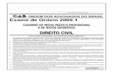 DIREITO - oabrj.org.br .UnB/CESPE â€“ OAB Direito Civil Exame de Ordem 2009.1 Prova Prtico-Profissional