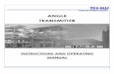Manual TRAG 7.3 Inglês - shw.com.br TRAG 7.3 - EN.pdf · SHW Instrumentação Industrial e Comercial Ltda R. Paraná, 699-Ourinhos,SP 19.900-021-Fone: 55 14 3326-3161-Fax: 55 14