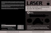 Kit de remoção e alinhamento do eixo de equilíbrio · alinhamento de engrenagens fendidas. A Laser Tools recomenda a utilização da ferramenta Laser 7067 conforme apresentado.