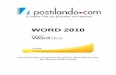 WORD 2010 Trabalhando com documentos Ao iniciarmos o Word temos um documento em branco que é sua área de edição de texto. Vamos digitar um pequeno texto conforme abaixo: O Microsoft